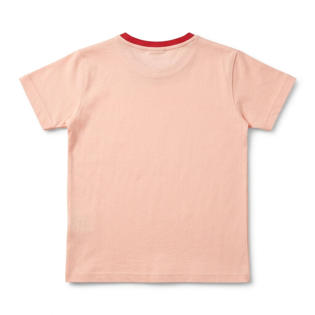 Girls Light-Pink “New York City Crest” Graphic T-Shirt