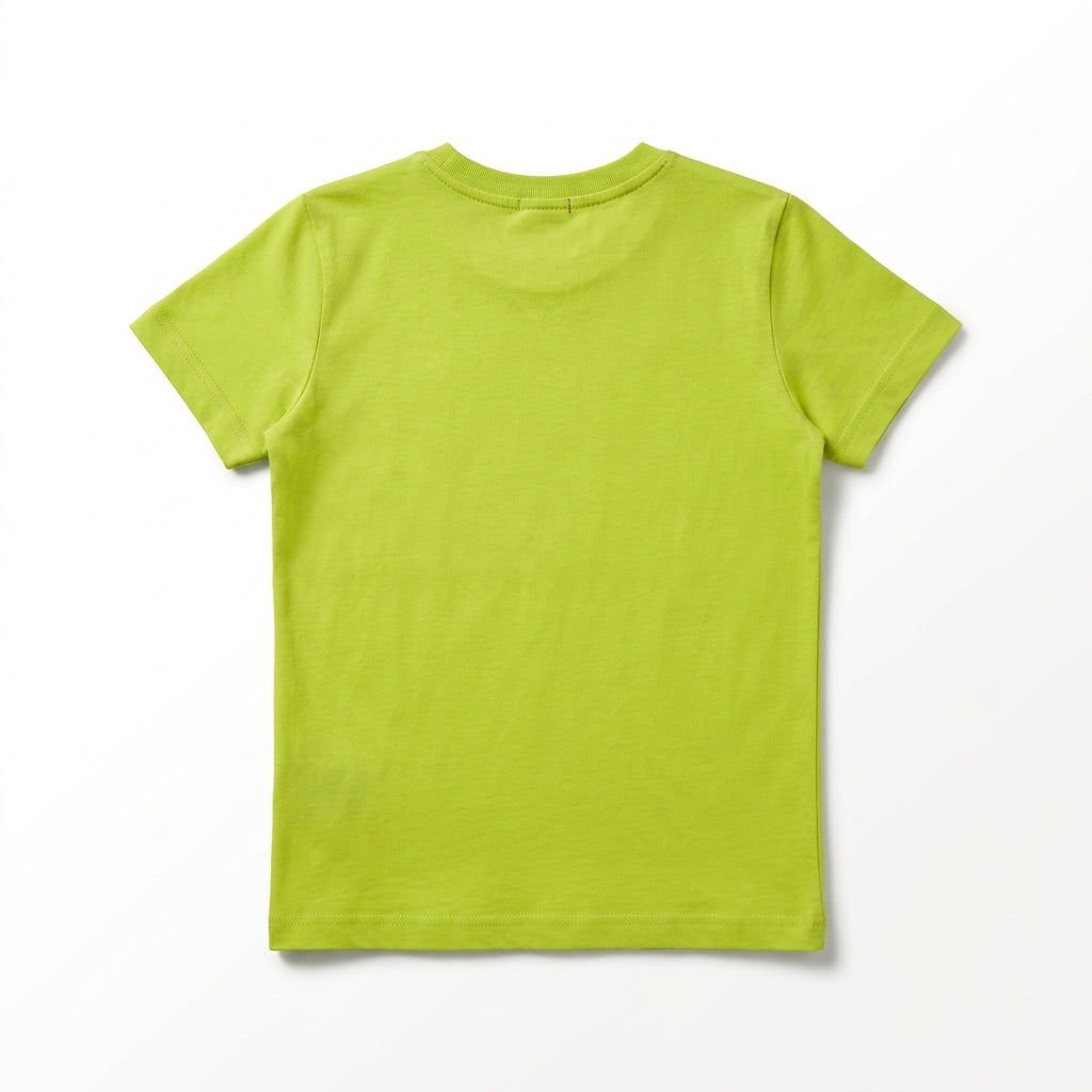 Boys Neon Green “Wave Adventure Shark” Graphic T-Shirt