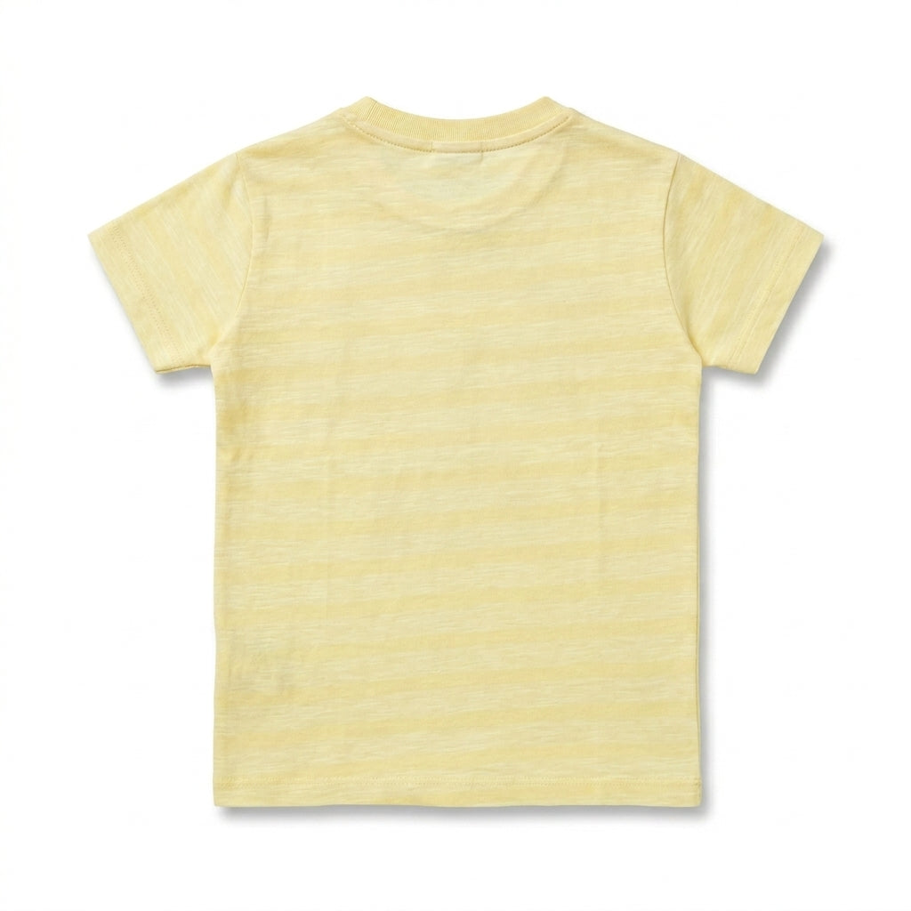 Boys Yellow “Skater NYC” Graphic Cotton T-Shirt
