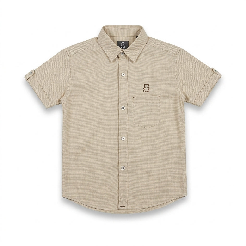 Boys Everyday Essential Beige Shirt