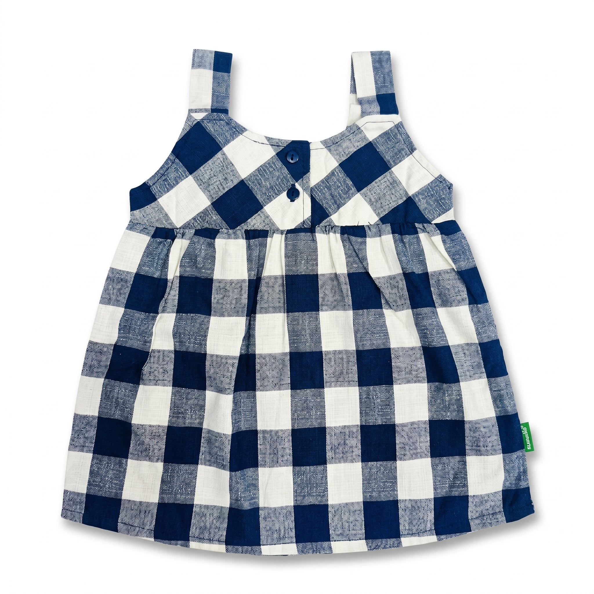Navy Garden Plaid Frock