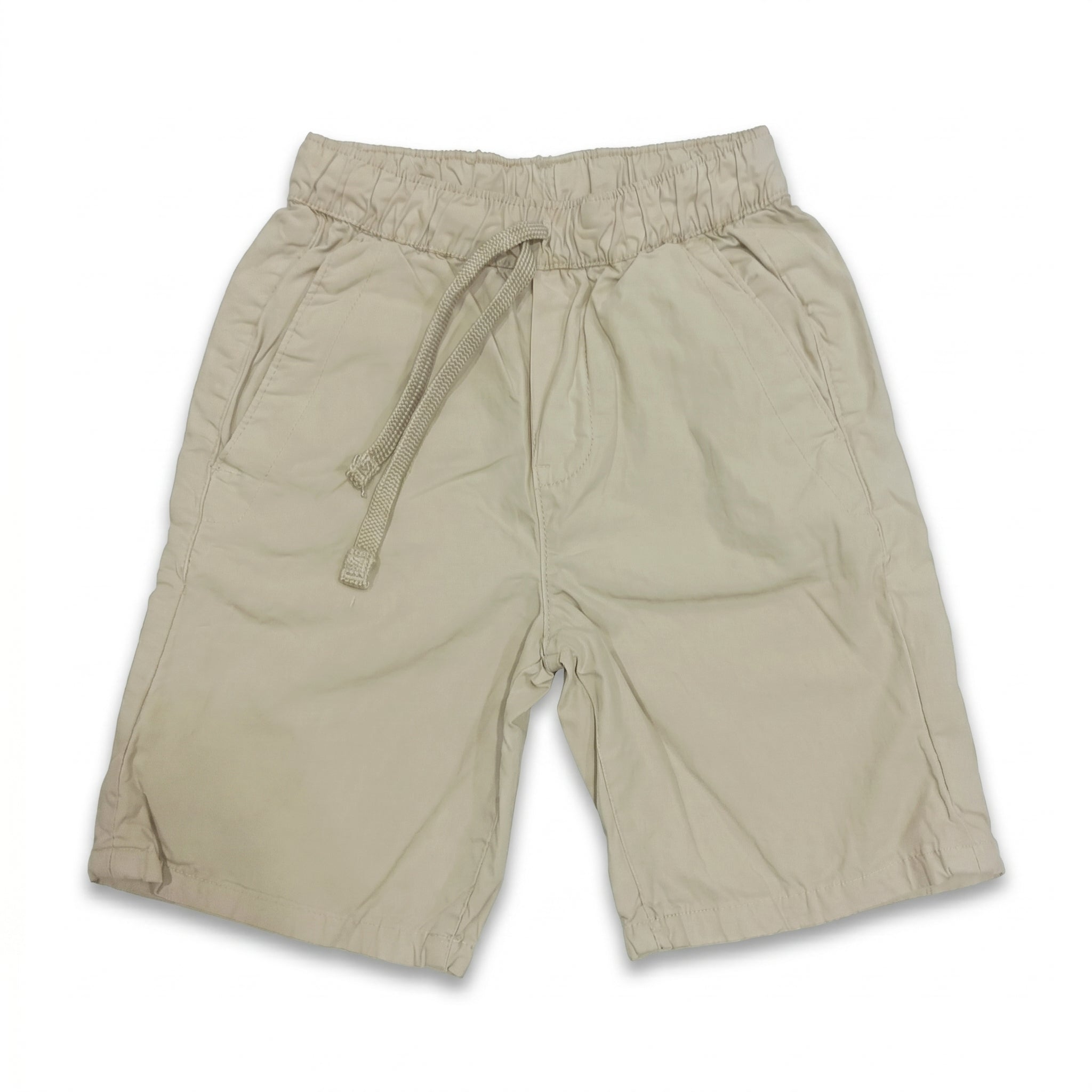 Classic Beige Comfort Fit Shorts