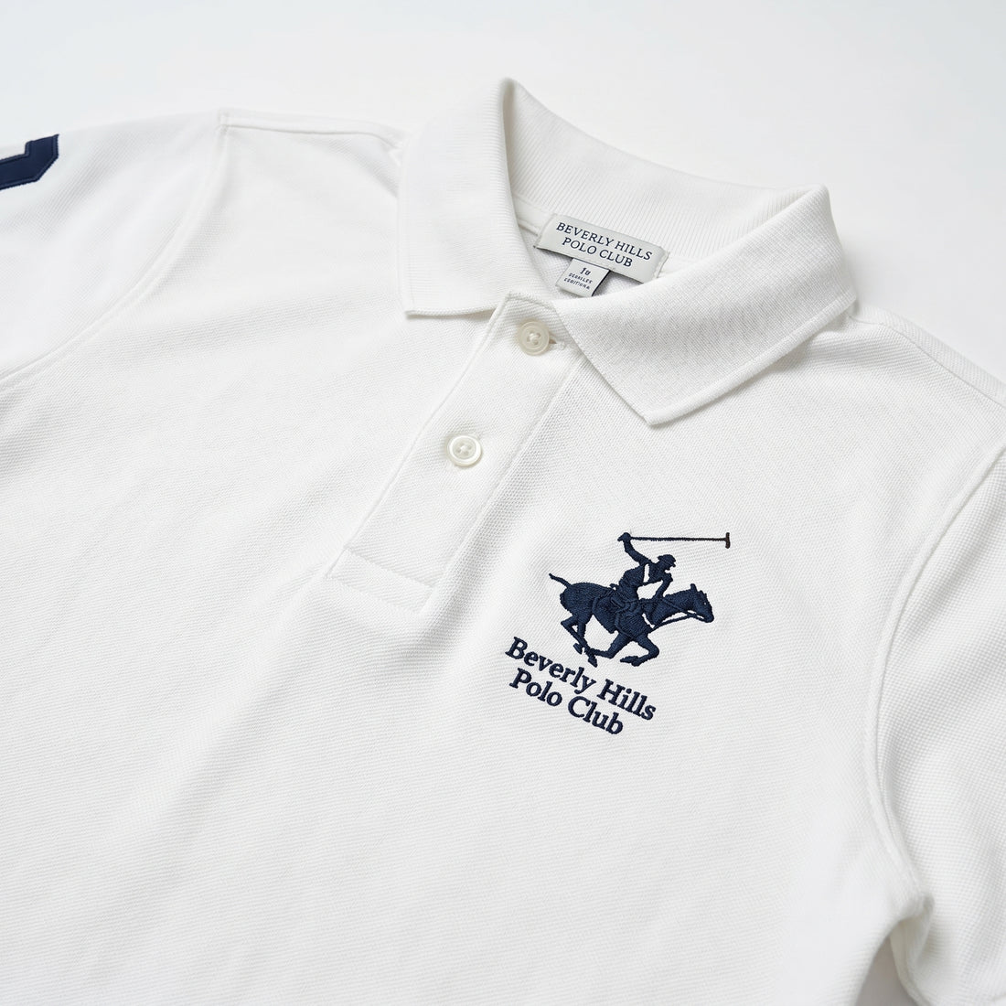 Classic White Kids Polo Shirt