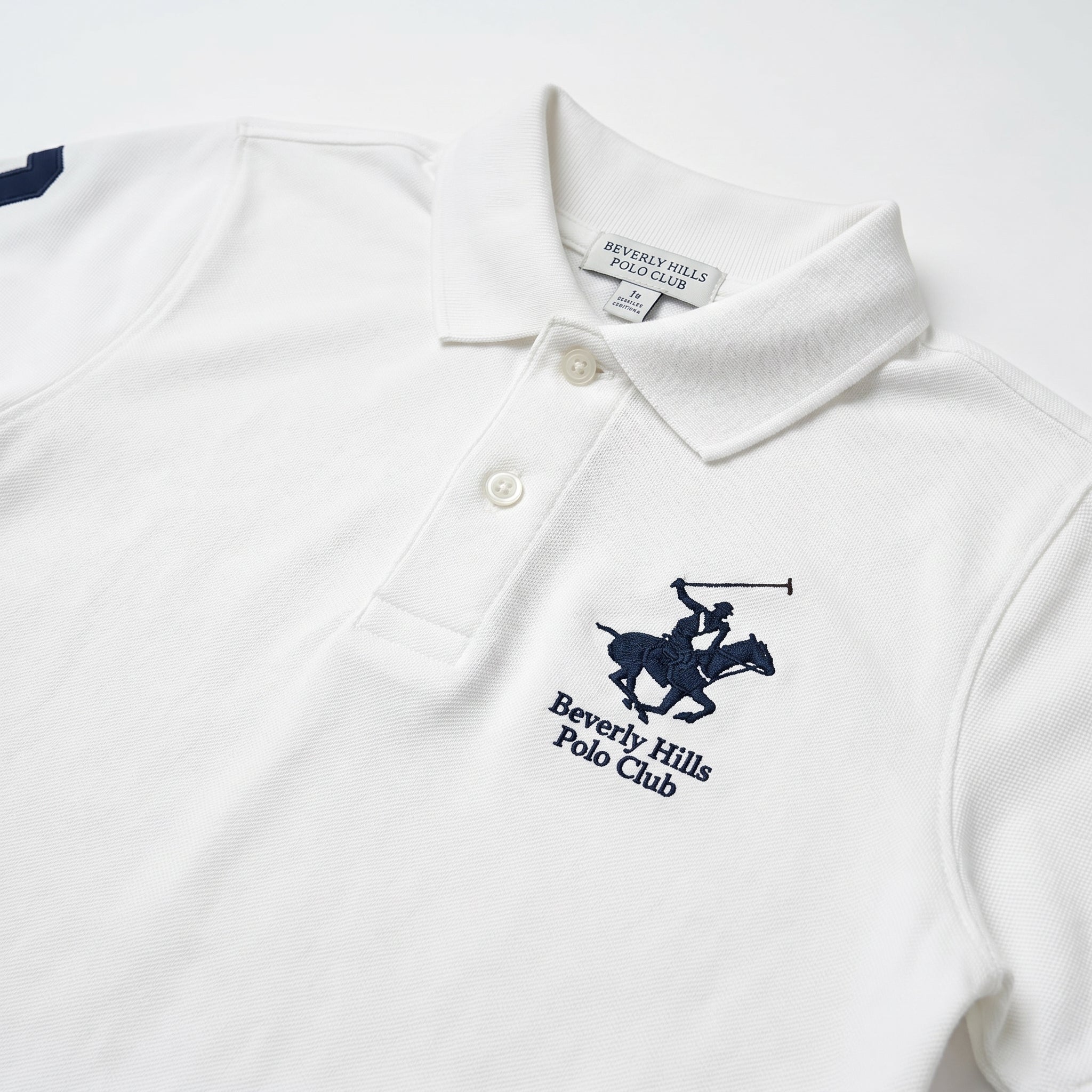 Classic White Kids Polo Shirt