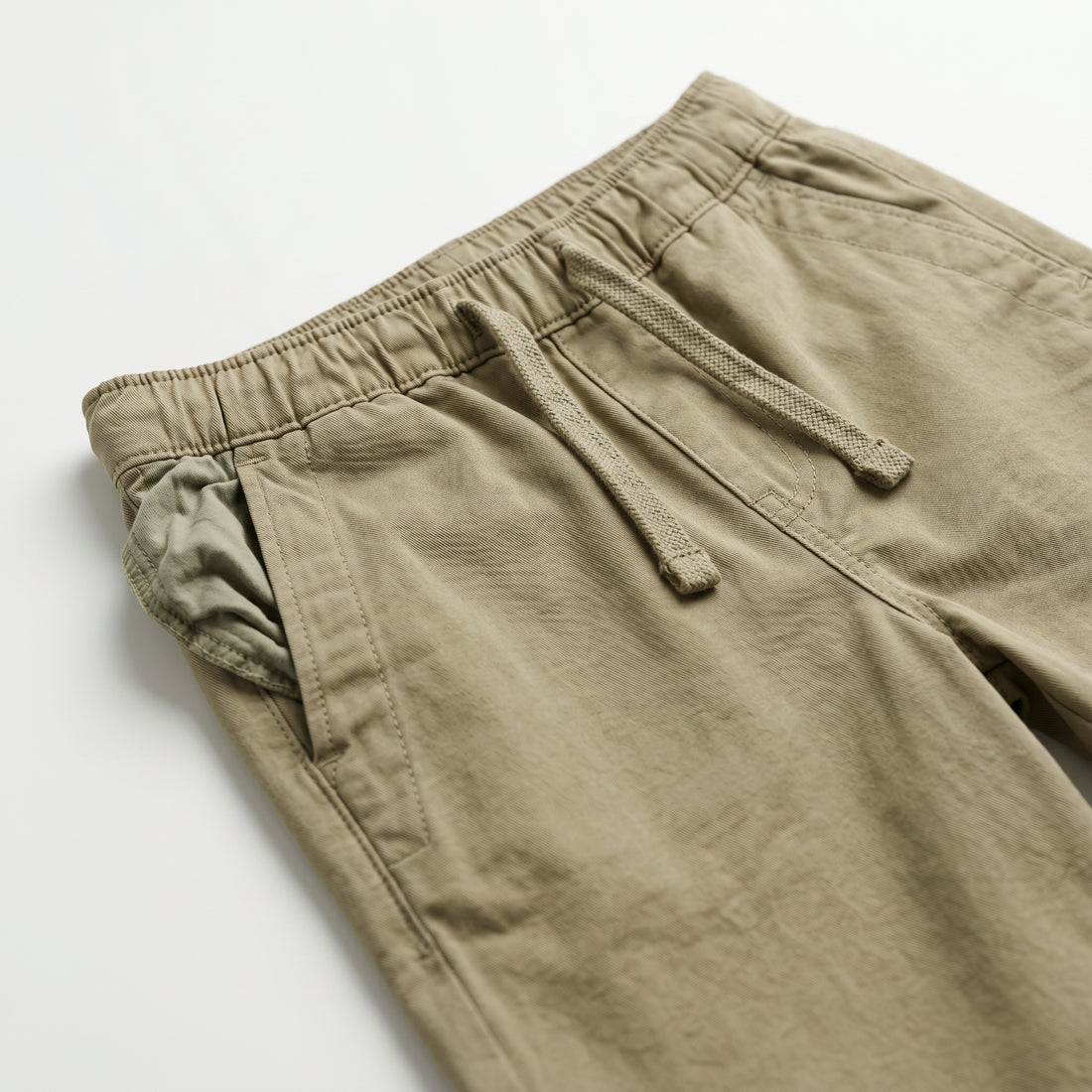 Olive Green Everyday Wear Shorts