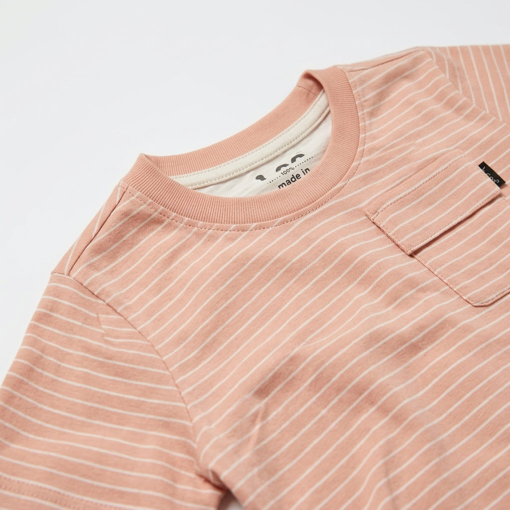 Light-Pink Newborn Baby Boy T-Shirt
