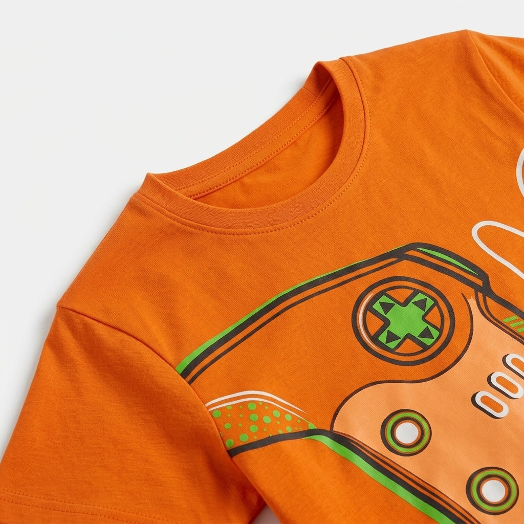Kids “Level One Complete” Gaming Graphic T-Shirt