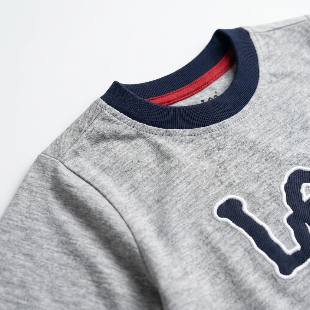 Grey Newborn Baby Boy T-Shirt