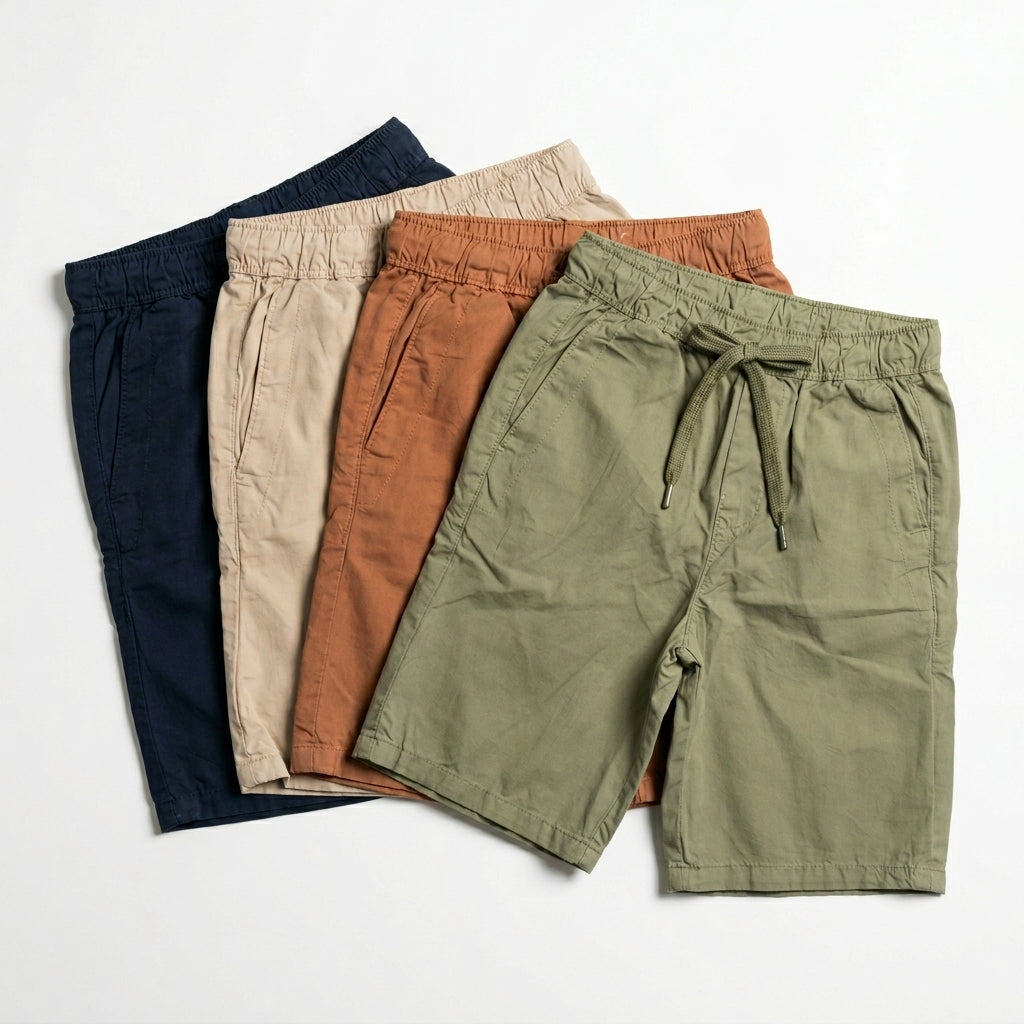 Olive Green Everyday Wear Shorts