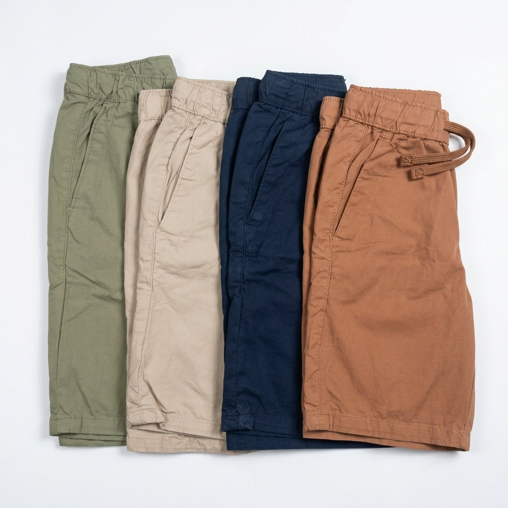 Olive Green Everyday Wear Shorts