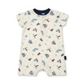 Baby Boys’ White Nautical Print Bodysuit