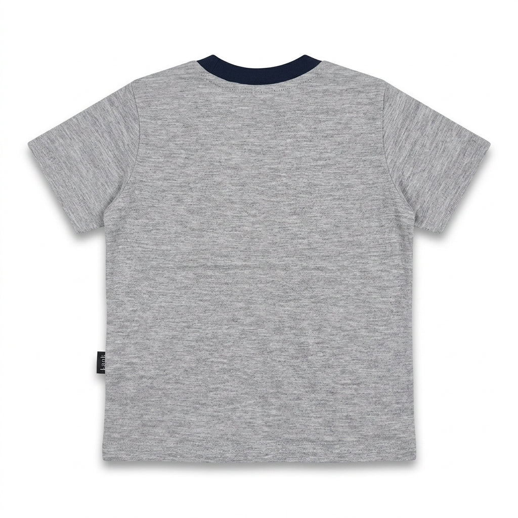 Grey Newborn Baby Boy T-Shirt