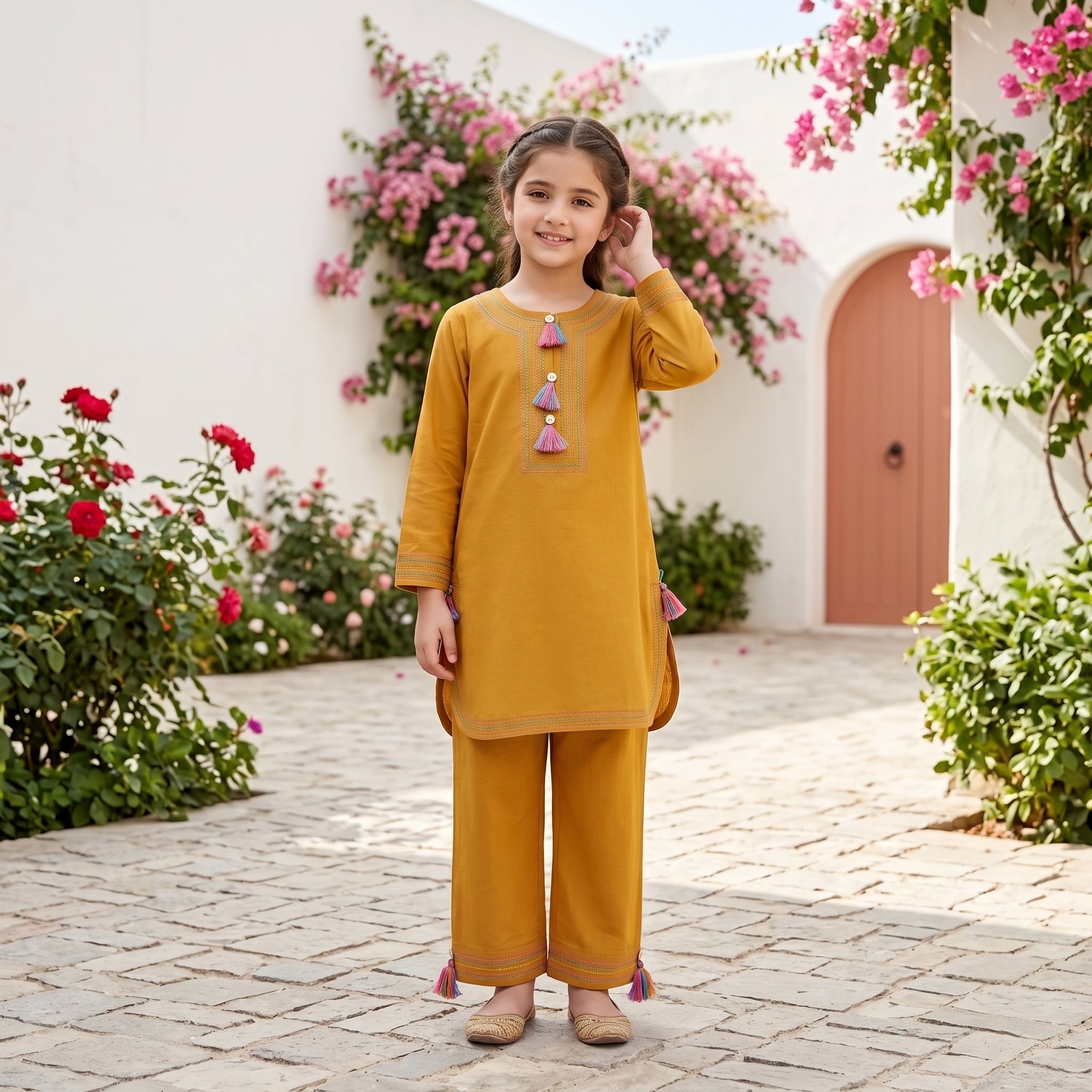 Sunshine Tassel Kurta & Pants
