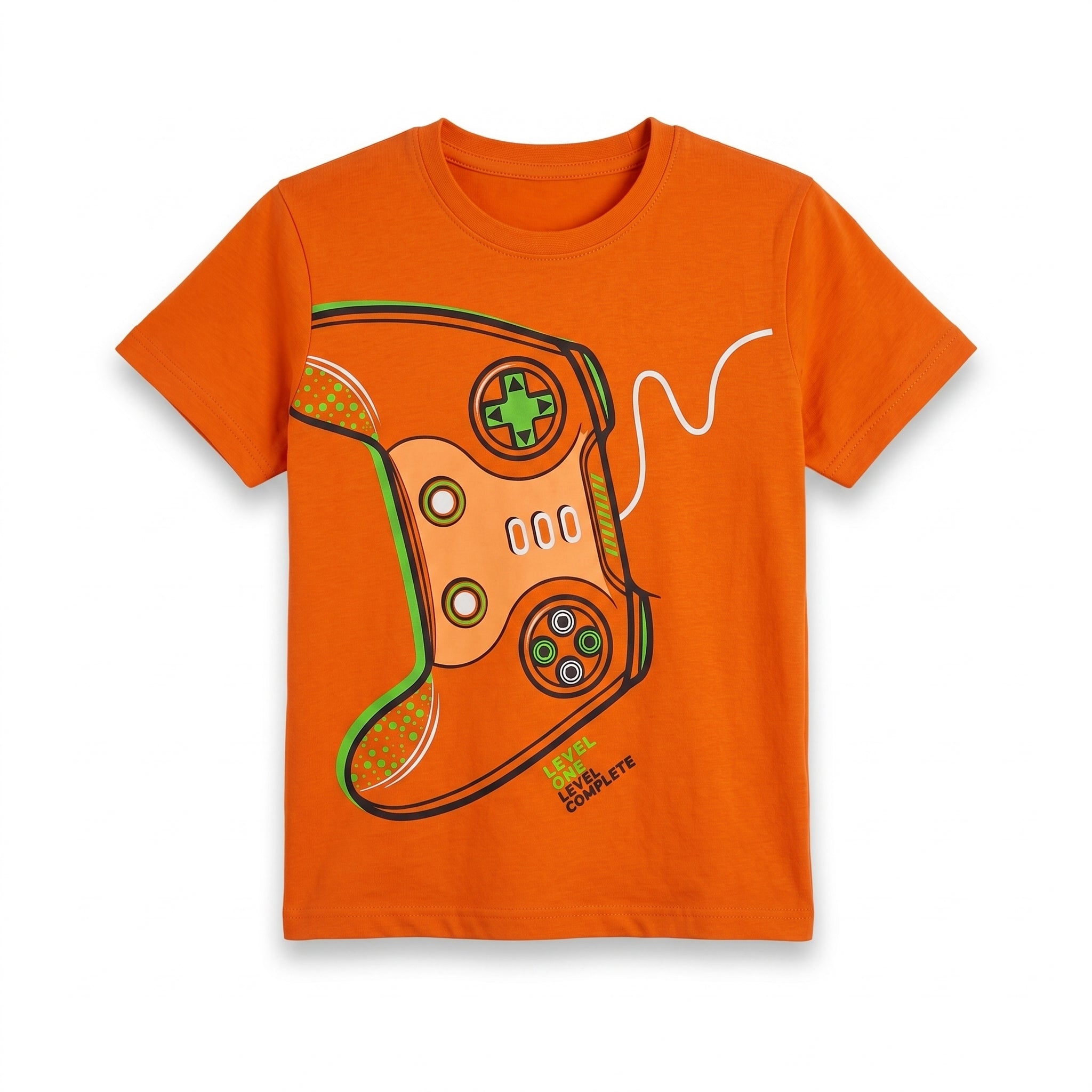 Kids “Level One Complete” Gaming Graphic T-Shirt