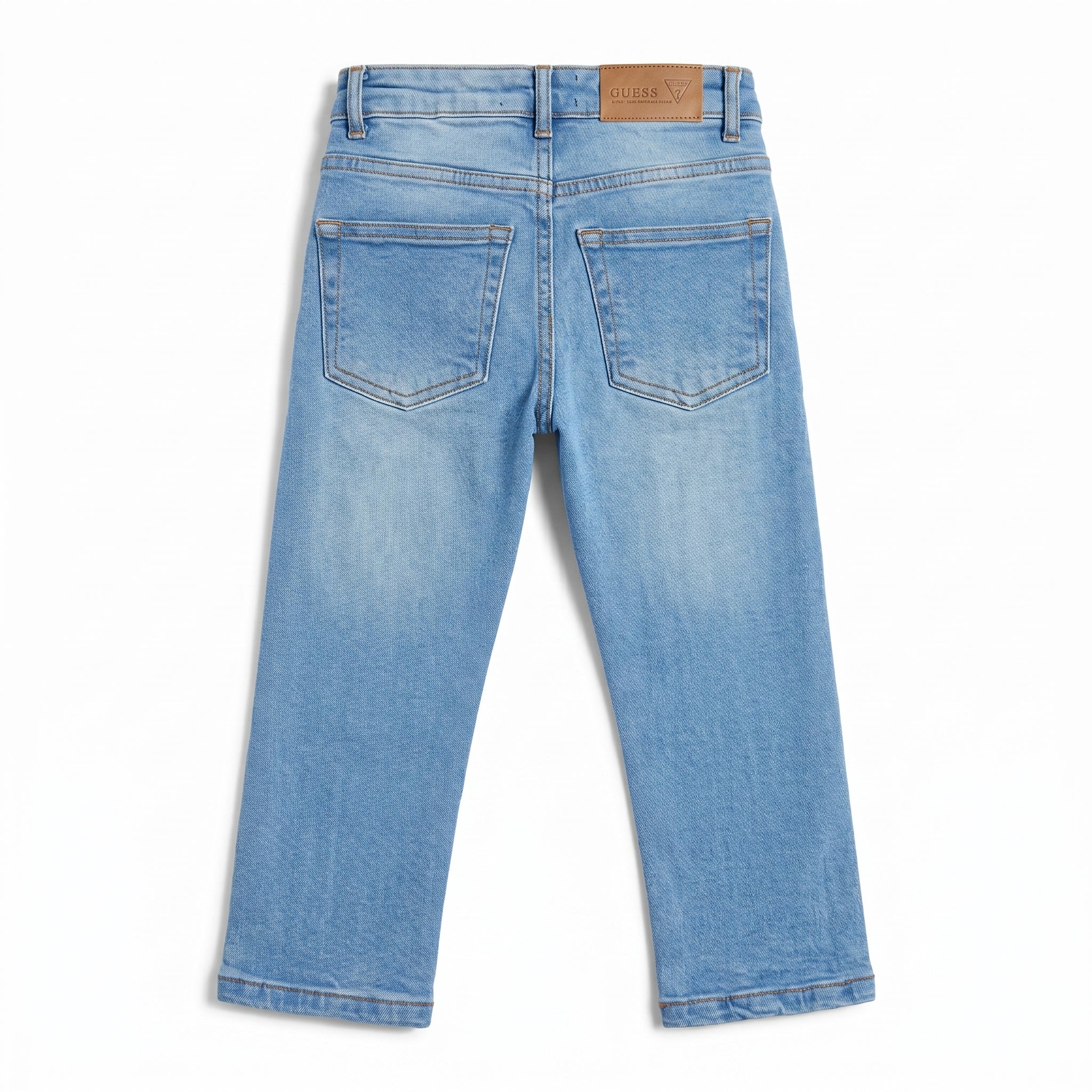 Boys Light Wash Slim Fit Denim