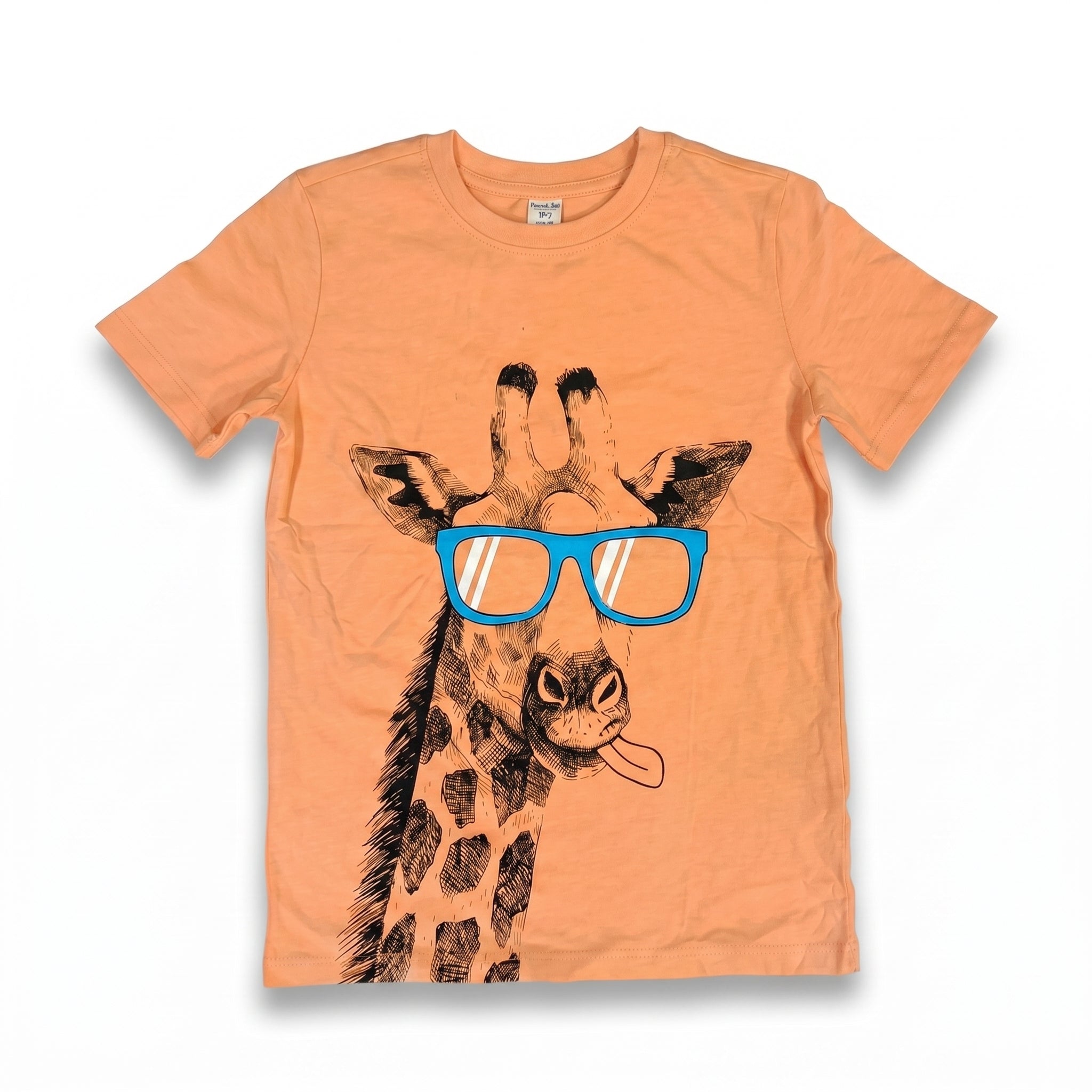 Kids Cool Giraffe Graphic T-Shirt